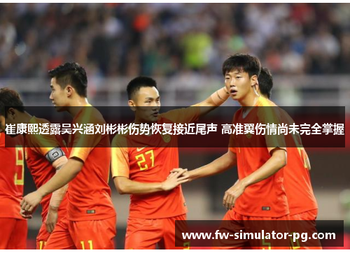 崔康熙透露吴兴涵刘彬彬伤势恢复接近尾声 高准翼伤情尚未完全掌握 崔康熙透露吴兴涵刘彬彬伤势恢复接近尾声 高准翼伤情尚未完全掌握