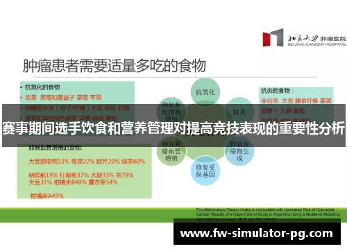 赛事期间选手饮食和营养管理对提高竞技表现的重要性分析